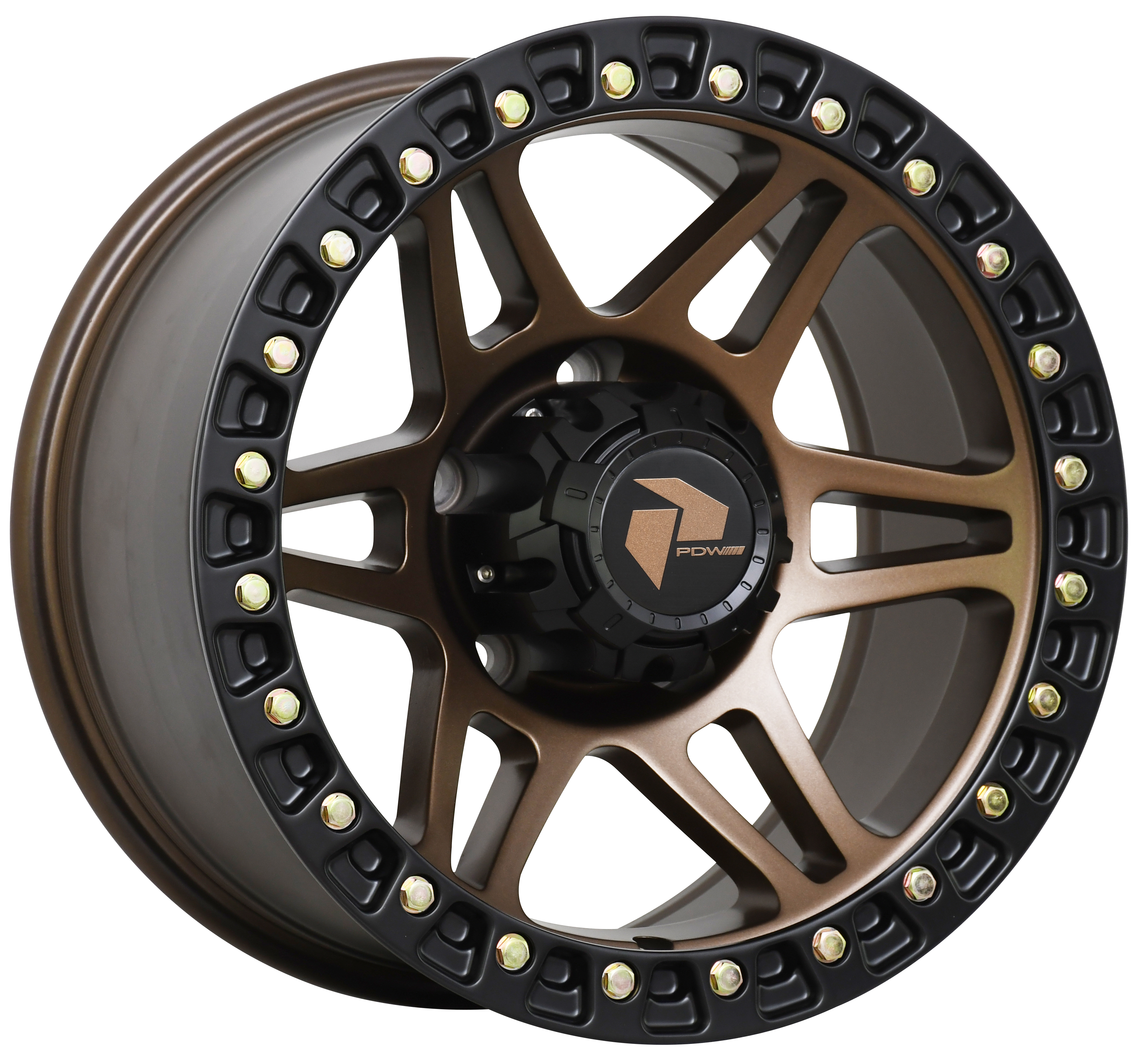 PDW Wheel - BEAST - BRONZE CENTRE