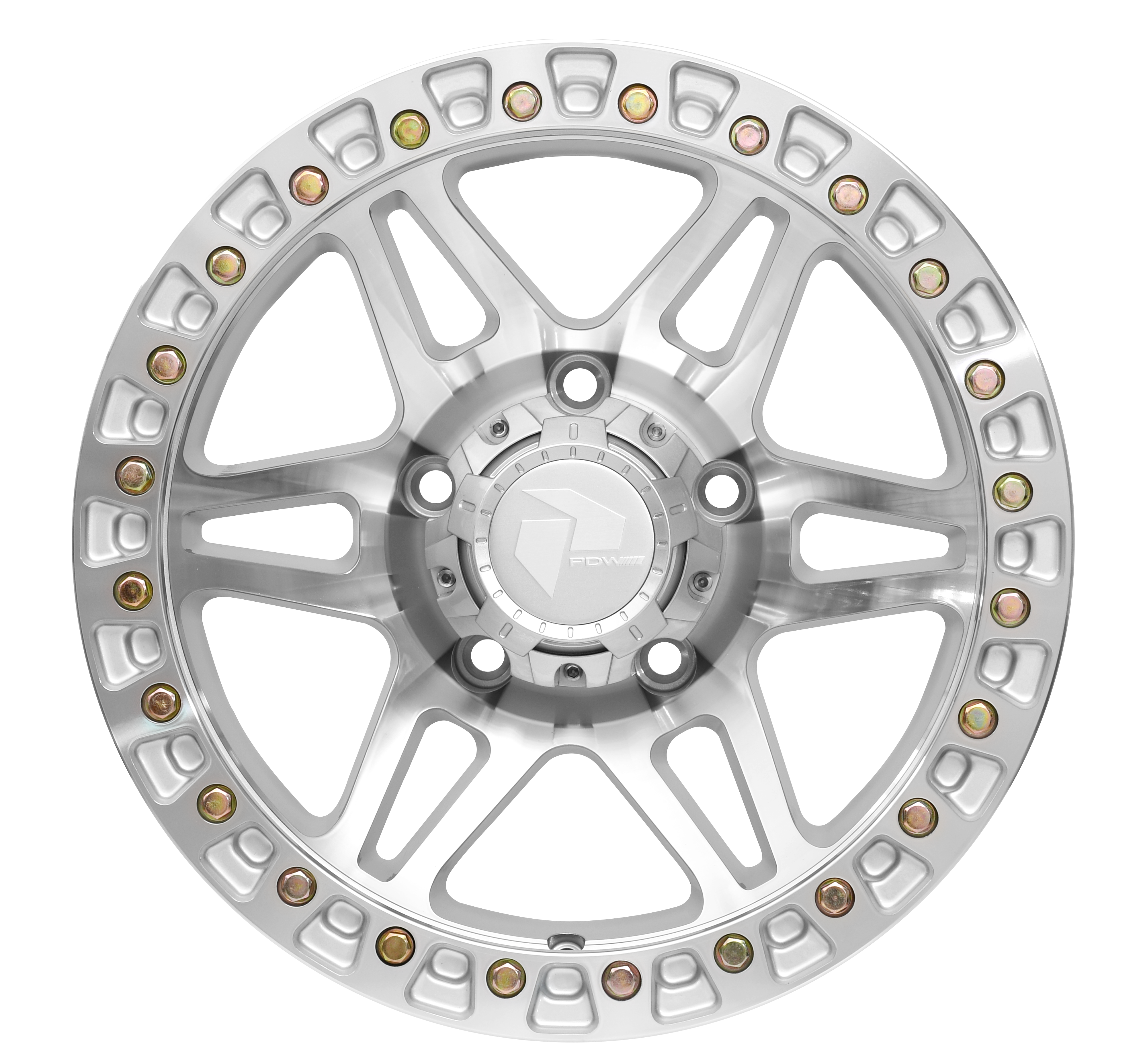 PDW Wheel - BEAST - SILVER MACHINED