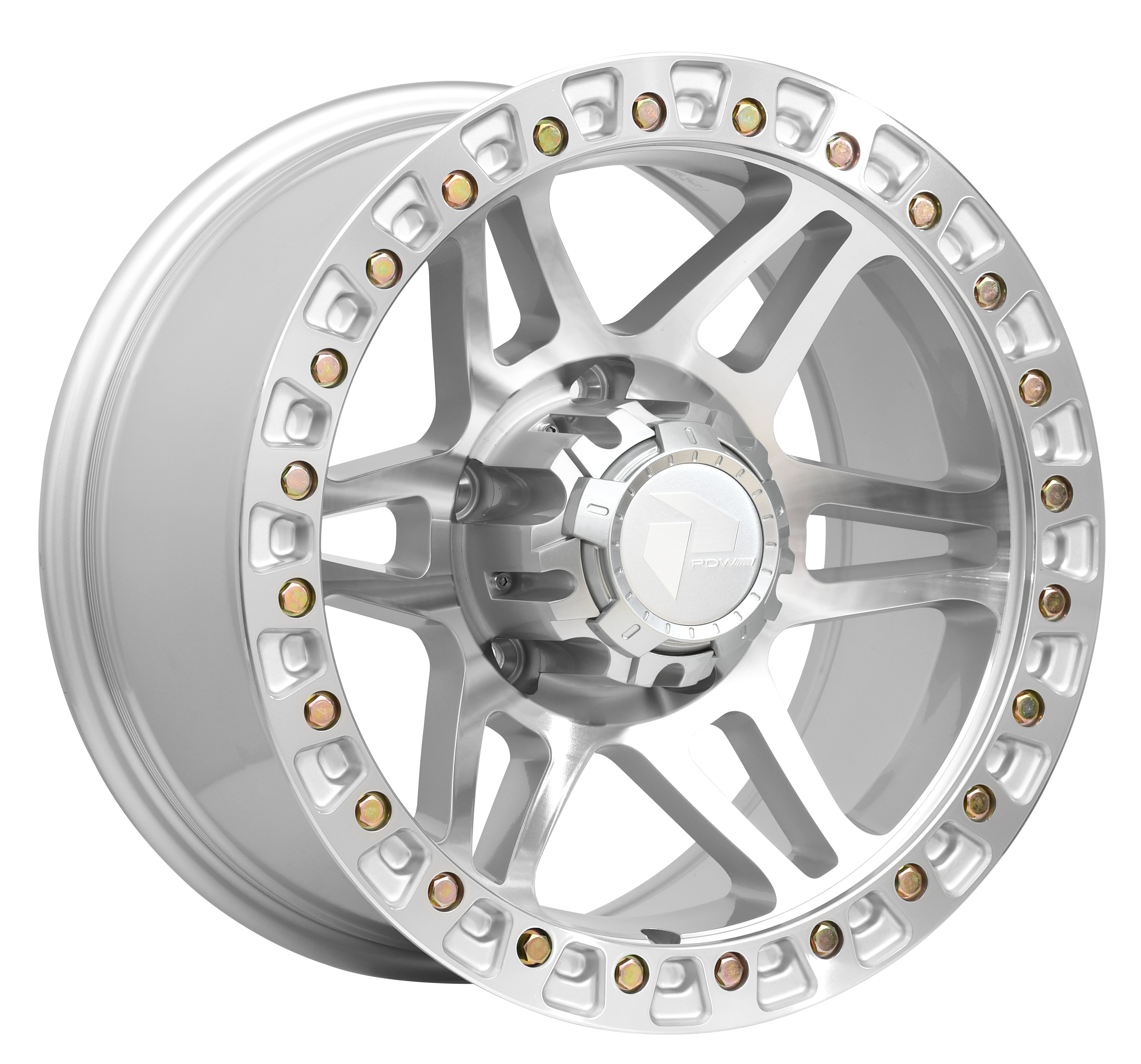 PDW Wheel - BEAST - SILVER MACHINED