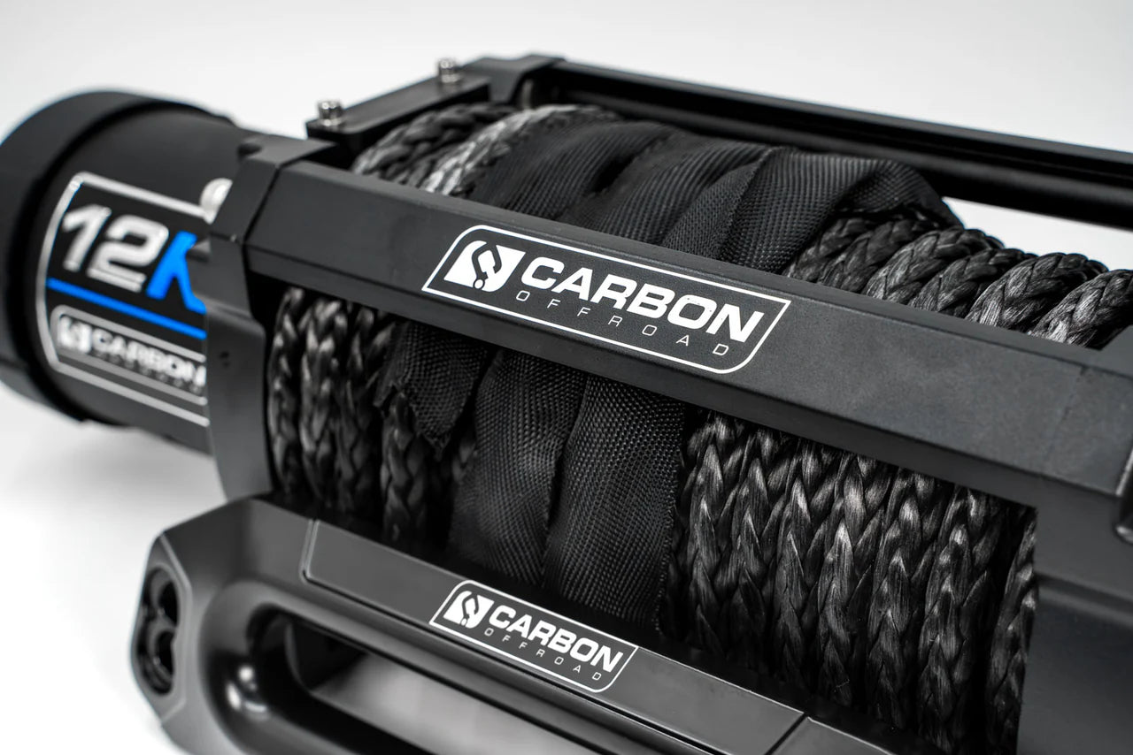 Carbon 12K - 12000lb Winch V3 - Black