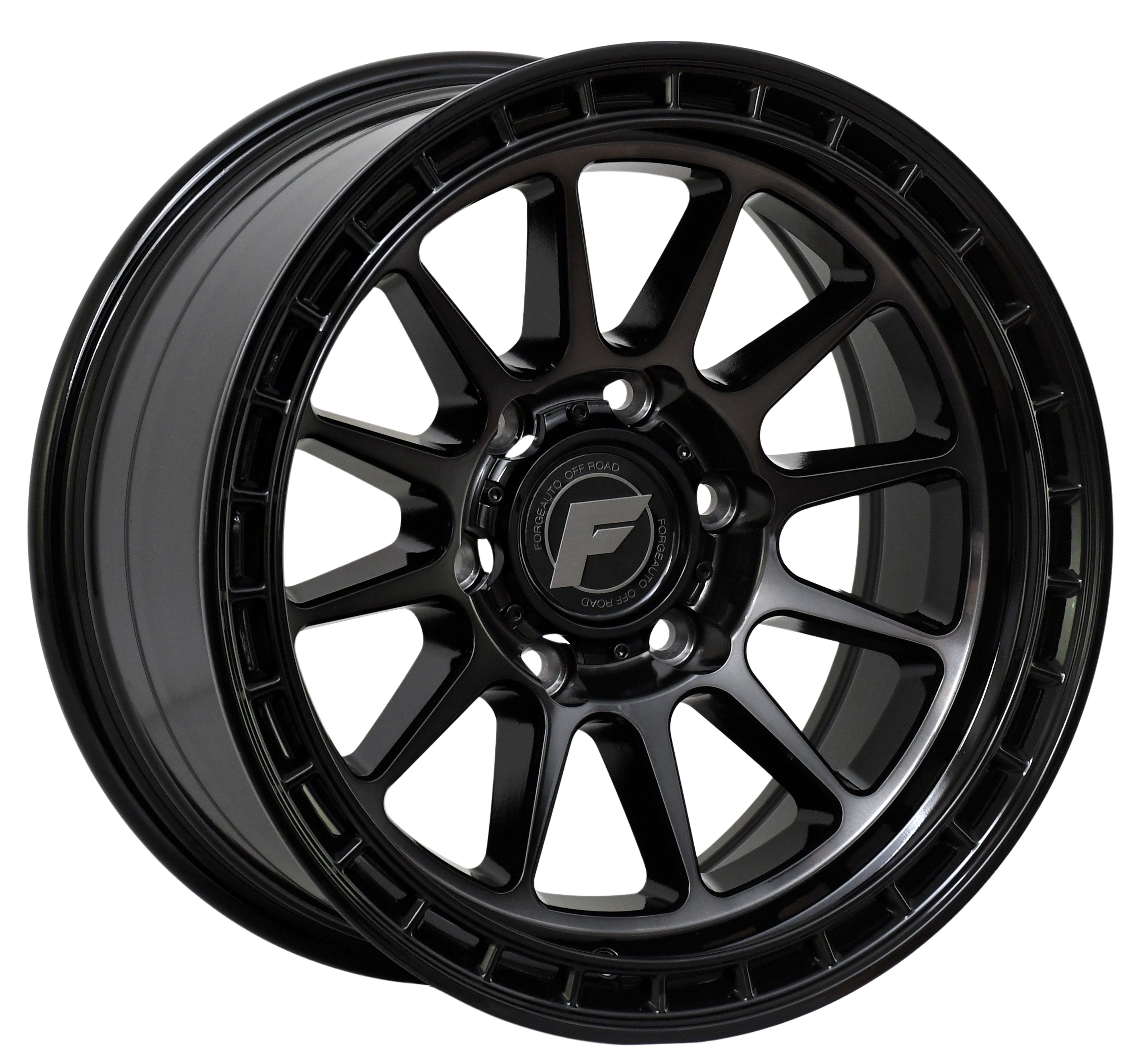 FORGEAUTO Wheel - REBEL - DARK TINT JET BLACK