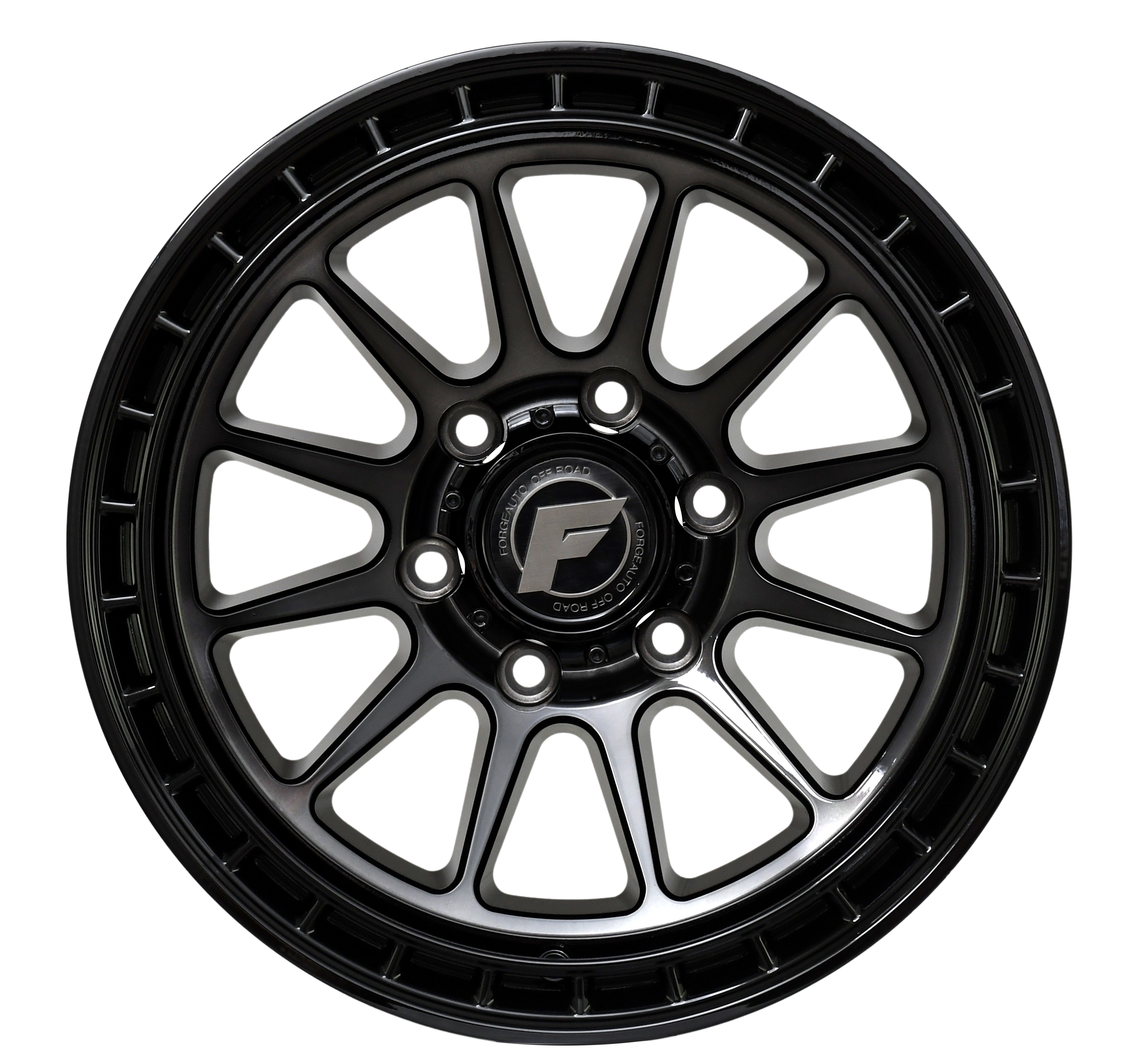 FORGEAUTO Wheel - REBEL - DARK TINT JET BLACK