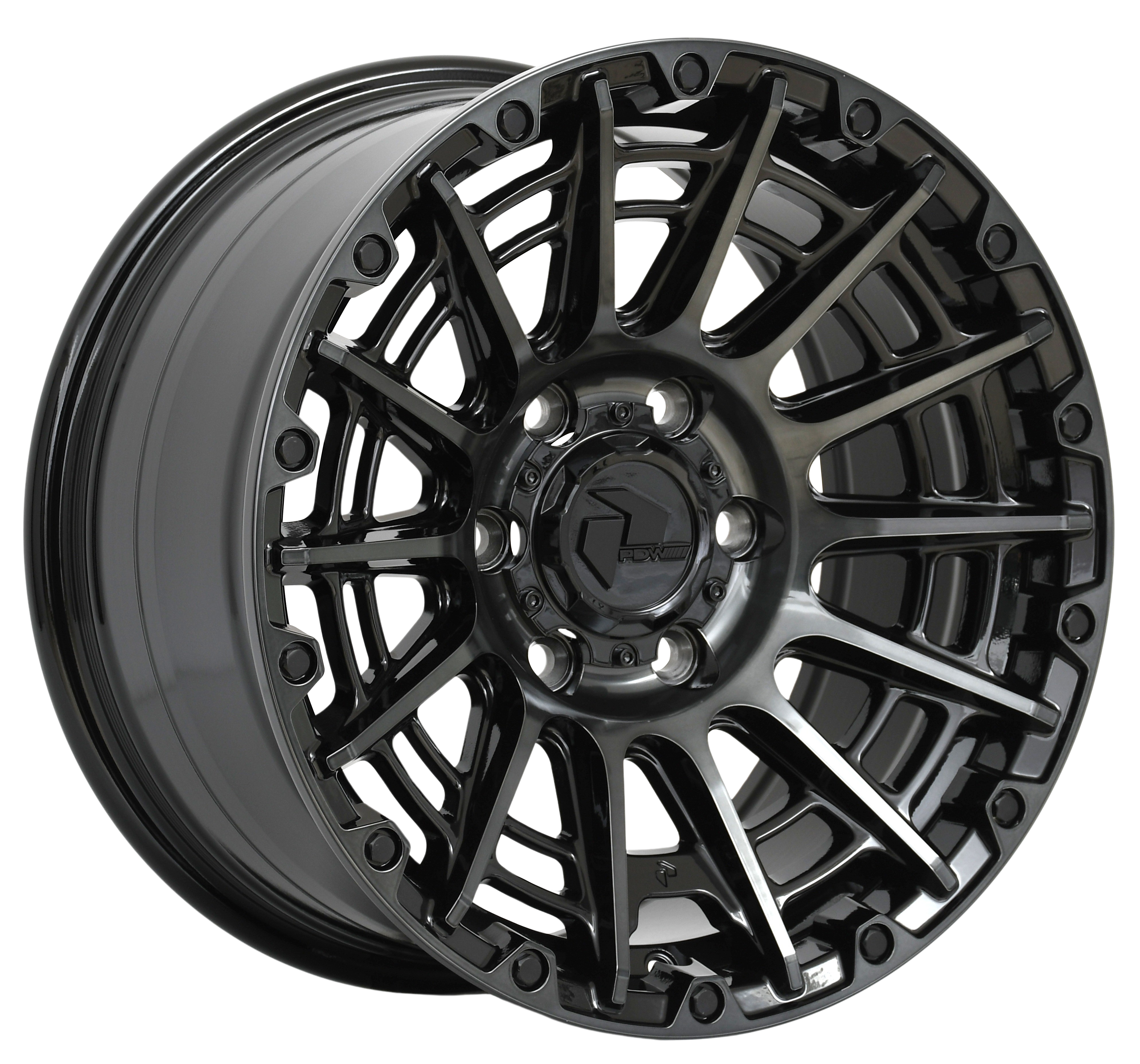 PDW Wheel - SAVAGE - DARK TINT JET BLACK